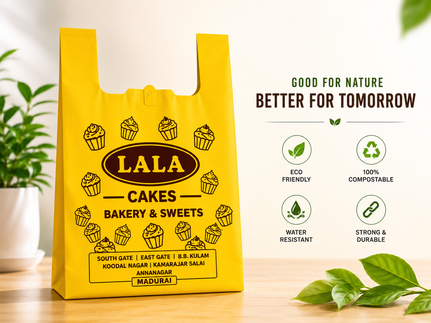Bio-degradable Carry Bags